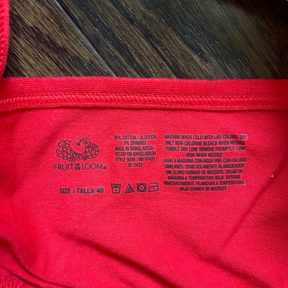 🏷️ NWT Fruit of the Loom Cami Bra 3-Pack - Picture 5 of 10